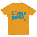 New Kids Boys Loded Diper T-Shirt Diary Of A Wimpy Kid Costume Book Day Top Tee - TheMonkeyTees