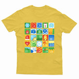 Number Day Girls Boys Kids T-Shirt Funny Maths Function Symbols School Tee - TheMonkeyTees