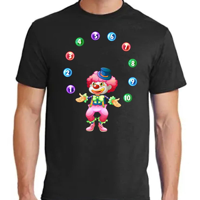 Number Day Kids T-Shirt Maths Red Nose Day Funny Joker School Tee - TheMonkeyTees