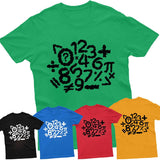 Number Day Symbols T Shirt Kids Boys Girls Maths Day Costume Tee Gift - TheMonkeyTees
