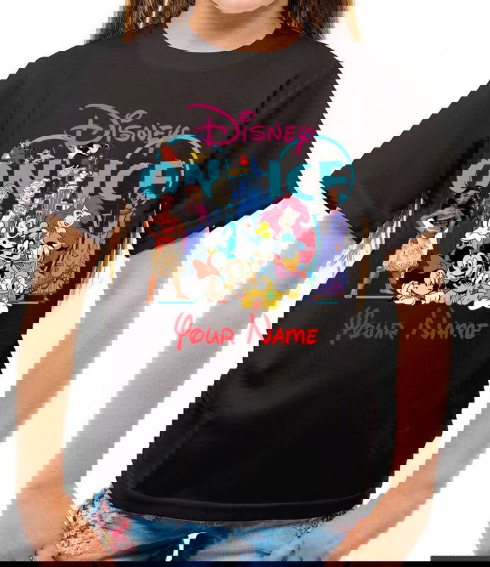 Personalised Disney Paris Adult Kids Family Trip T-Shirt - TheMonkeyTees