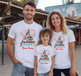 Personalised Disneyland Adult Kids T-Shirt Vacation T shirt - TheMonkeyTees