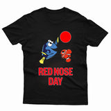 Red Nose Day Adult Kids T-Shirt 2025 Fish Tee - TheMonkeyTees