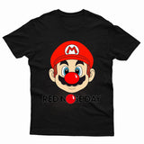 Red Nose Day Adult Kids T-Shirt Mario Face Funny T shirt - TheMonkeyTees
