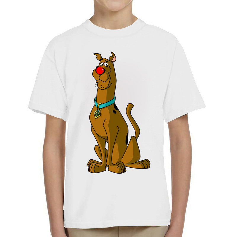 Red Nose Day Scooby Dog Adult Kids Funny T-Shirt Tee - TheMonkeyTees