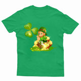 ST Patrick Day Adult Kids T-Shirt Ireland Irish Gift Tee - TheMonkeyTees