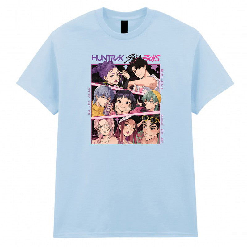 Saja Boys K-POP Demon Adult Kids T-shirt Huntrix Tee - TheMonkeyTees