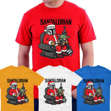 The Santalorian Santa Baby Yoda Mens Kids T Shirt Christmas - TheMonkeyTees
