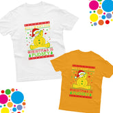 Pudsey Bear Spotty Adult Kids T-Shirt Christmas Santa Xmas Tee