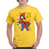 Pudsey Bear Spider-Man Kids T-Shirt Spotty Day Children In Need Tee