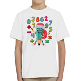 Number Day Girls Boys T-Shirt Maths School Kids Cute Funny Pencil Tee