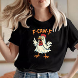 F-CAW-F Halloween Boo Chicken Unisex Kids T-Shirt