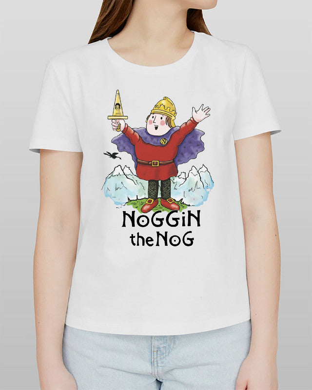 Noggin The Nog Retro Adult Kids T-Shirt Book Day 2026 50s 60s 70s 80s Kids TV Nostalgia Gift