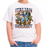 Italian Brainroot Christmas Adult Kids T-shirt Gaming 2025 Meme Tee