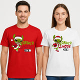 Lilo Stitch Grinch Christmas Adult Kids T-Shirt Funny Xmas Tee