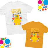 Pudsey Bear Girls Boys Kids T-Shirt Children In Need Spotty Tee