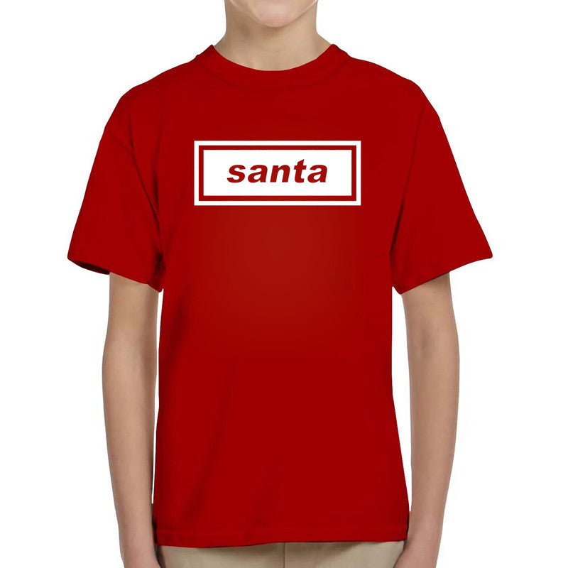 Santa Oasis Unisex Kids T-Shirt Christmas Xmas Funny Tee