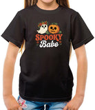 Halloween Spooky Babe Adult Kids T-Shirt Scary Tee