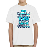 100 Days of School Girls Boys T-Shirt Number Day Maths Cute 100th Kids Tee