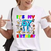 6 7 Brainrot Italian Meme Kids T-Shirt It's My Birthday Childrens Game Tee