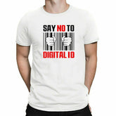 Say No To Digital ID Cards Unisex T-Shirt Patriotic Britcard Tee