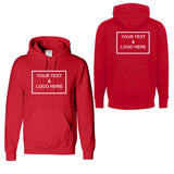 Personalised Hoodie Adult Unisex Jumper Hoods Pullover