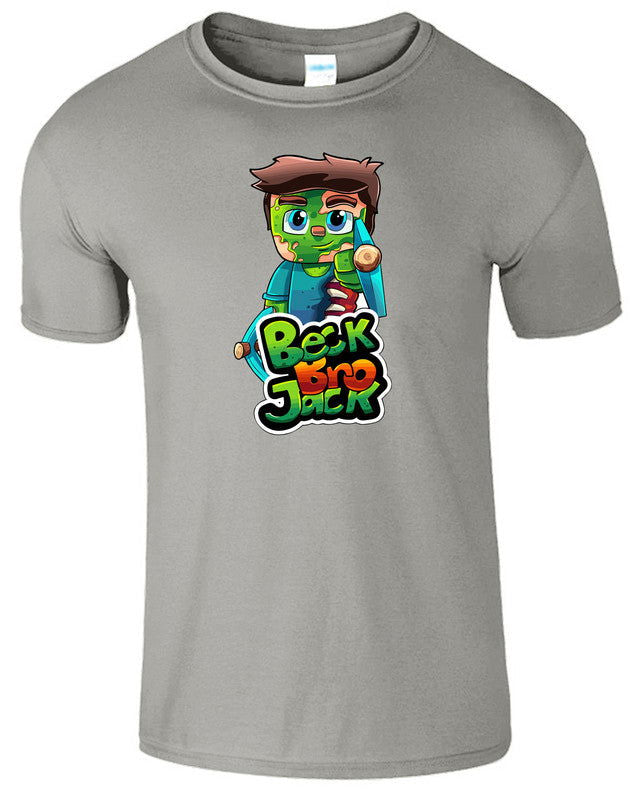 BECKBROJACK Kids T-Shirt Youtuber Gaming Gamer Boys Girls - TheMonkeyTees