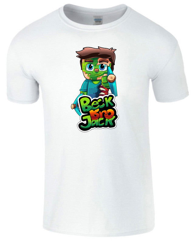 BECKBROJACK Kids T-Shirt Youtuber Gaming Gamer Boys Girls - TheMonkeyTees