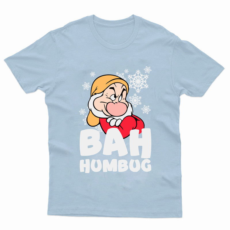Bah Humbug Funny Christmas T-Shirt Xmas Costume Unisex Kids Boys Girls Tee Gift - TheMonkeyTees
