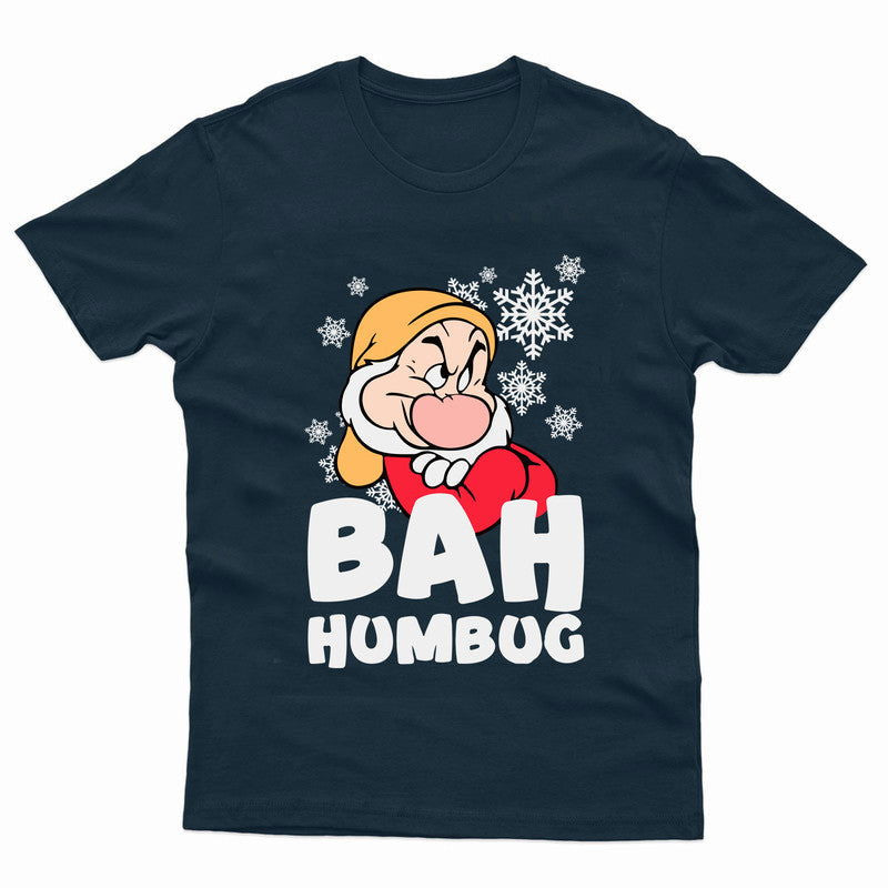 Bah Humbug Funny Christmas T-Shirt Xmas Costume Unisex Kids Boys Girls Tee Gift - TheMonkeyTees