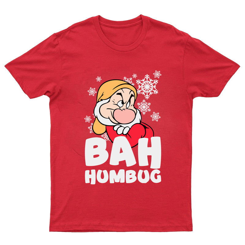 Bah Humbug Funny Christmas T-Shirt Xmas Costume Unisex Kids Boys Girls Tee Gift - TheMonkeyTees