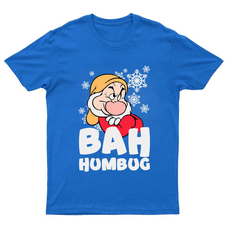Bah Humbug Funny Christmas T-Shirt Xmas Costume Unisex Kids Boys Girls Tee Gift - TheMonkeyTees
