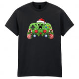 Christmas Xbox Adult Kids T-Shirt Funny Grinch Santa Xmas Gaming Tee