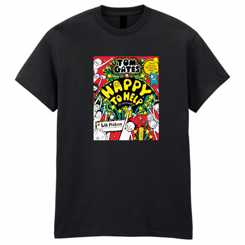 Tom Gates Adult Kids T-Shirt Boys Girls World Book Day Costume Funny Top Tee