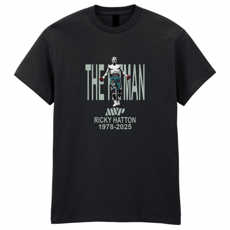 Ricky Hatton Adult Kids T-Shirt Hitman Fan Tee