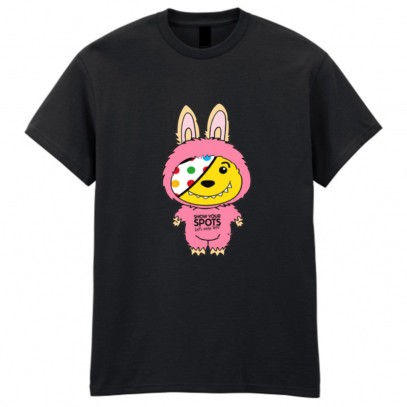 Labubu Pudsey Bear Unisex Kids T-Shirt Spotty Day Funny Tee