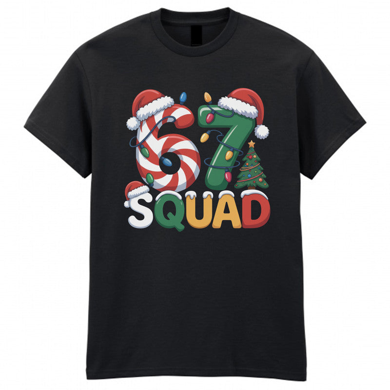 Christmas Six Seven Adult Kids T-Shirt Grinch Meme Tee