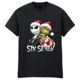 Christmas Funny Six Seven Meme Adult Kids T-Shirt Xmas Tee