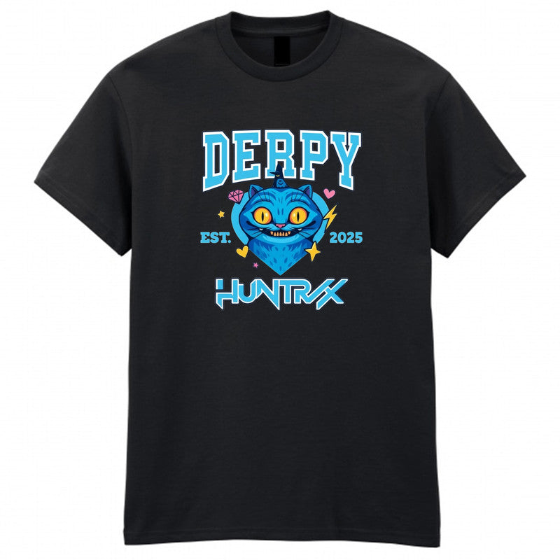 Derpy Demon Hunter Adult Kids T-Shirt K-Pop Huntrix Dragon Circus Tiger Cat Tee