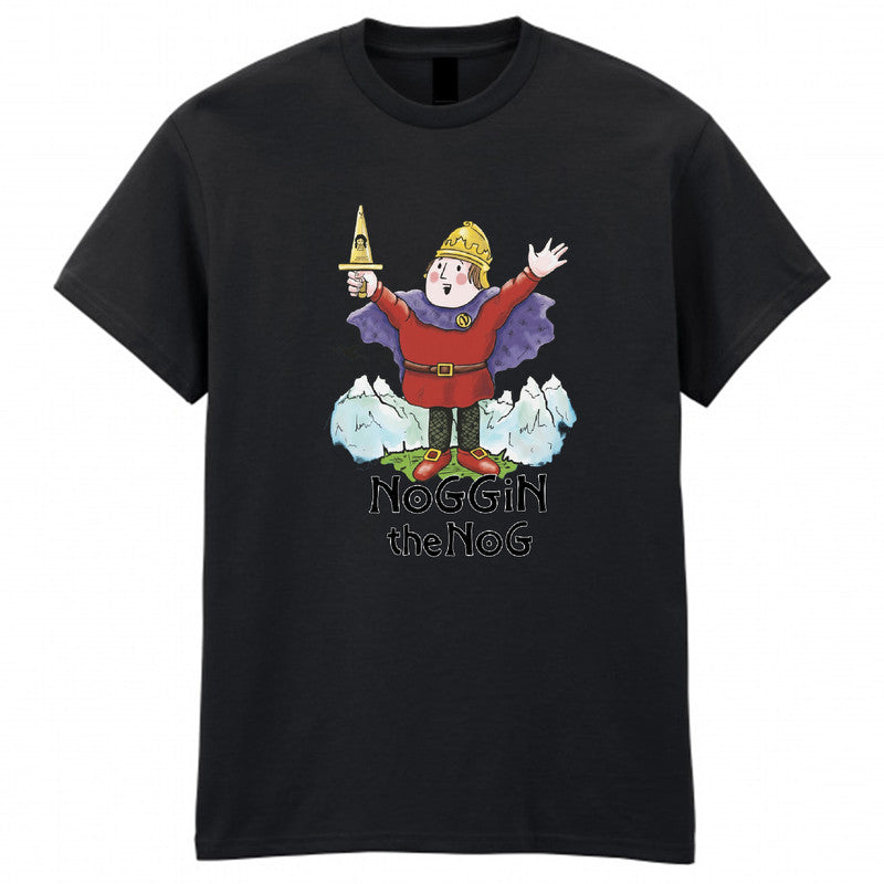 Noggin The Nog Retro Adult Kids T-Shirt Book Day 2026 50s 60s 70s 80s Kids TV Nostalgia Gift