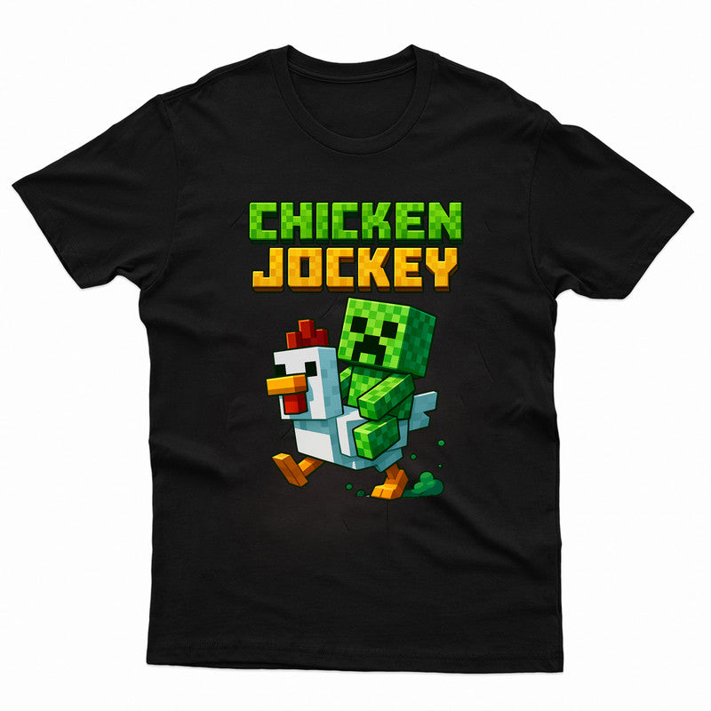 Chicken Jockey Adult Kids T-Shirt Uncle Lava Tee