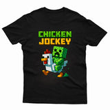 Chicken Jockey Adult Kids T-Shirt Uncle Lava Tee