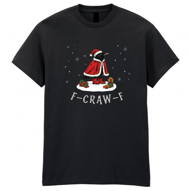 F-CRAW-F Christmas Adult Kids T-Shirt Funny Xmas Tee