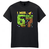 Six Seven Meme Birthday Girl Boy Funny T-Shirt I Was 6 Now I'm 7 Tee