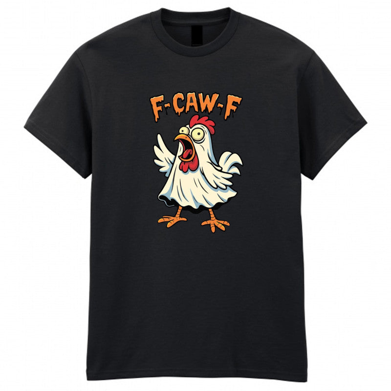 F-CAW-F Halloween Boo Chicken Unisex Kids T-Shirt
