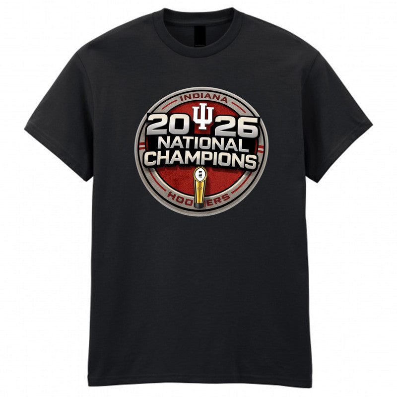 Indiana Hoosiers 2026 National Champions Adult Kids T-Shirt Football Championship Tee