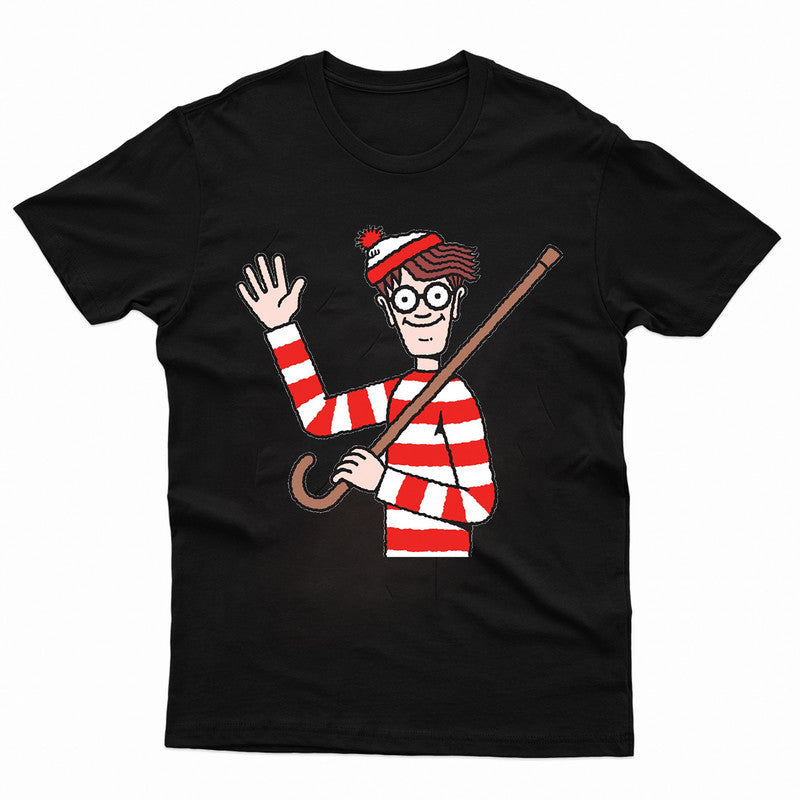 Where's Wally Funny Kids T-Shirt World Book Day Costume School Tee Top