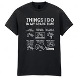 Funny Dirt Bike Adult Kids T-Shirt Things I Do In My Spare Time Bike Lover