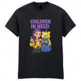 Pudsey Bear K-Pop Demon Cat Unisex Kids T-Shirt Spotty Day Tee