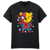 Pudsey Bear Spider-Man Kids T-Shirt Spotty Day Children In Need Tee